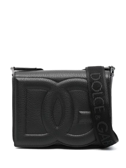 Мужская сумка-мессенджер Dolce & Gabbana DG Logo, средняя, черная