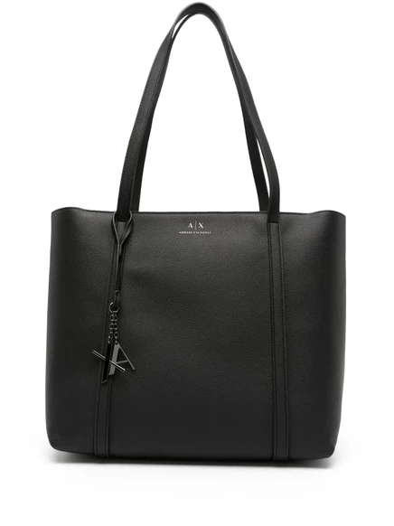 Женская сумка-тоут Armani Exchange с логотипом, черная