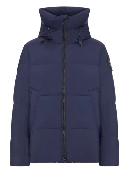 Мужская пуховая куртка Canada Goose с логотипом, синяя