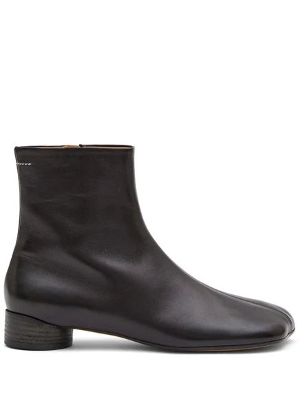 Ботильоны MM6 Maison Margiela из анатомической кожи толщиной 35 мм black