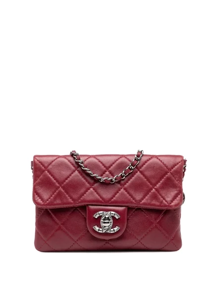 Женская сумка CHANEL Mini Mineral Nights, красная