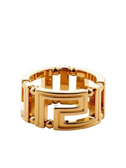Женское кольцо Versace Greca, золотое