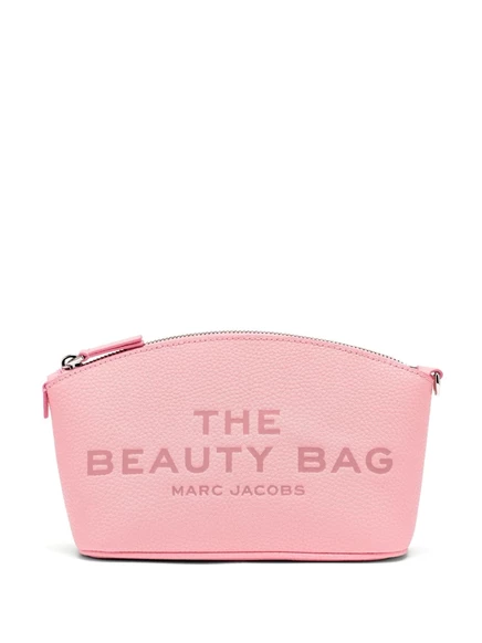 Женская косметичка Marc Jacobs The Beauty Bag кожаная, розовая