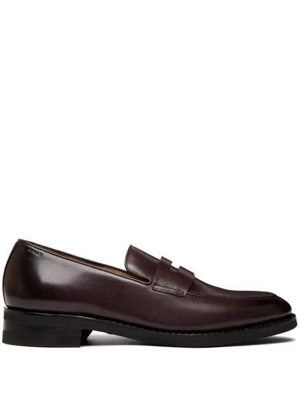Мужские лоферы Bally Scribe бордовые