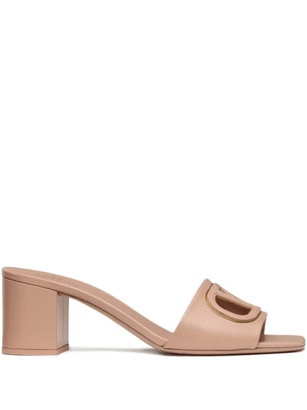 Босоножки с вырезом Valentino Garavani 60 мм VLogo neutrals