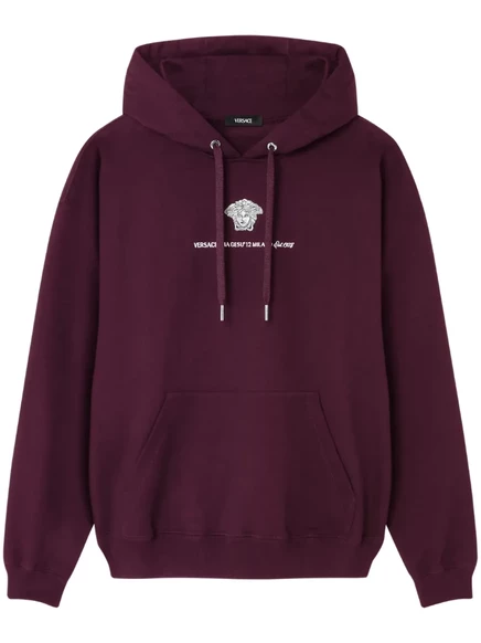 Толстовка с капюшоном от Versace Milano red