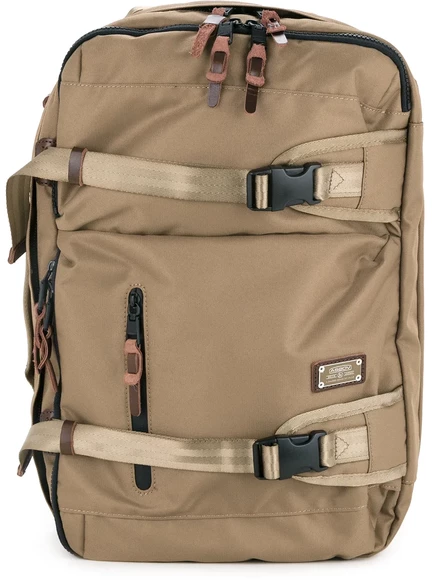 Мужская сумка‑рюкзак As2ov Cordura Dobby 305D 3‑в‑1, коричневая