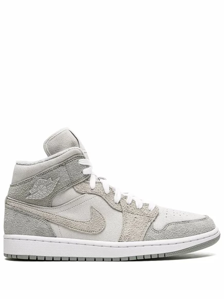 Женские кроссовки Jordan Air Jordan 1 Mid SE замшевые, серые