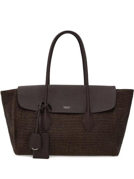 Большая сумка-тоут Ferragamo East-West  brown
