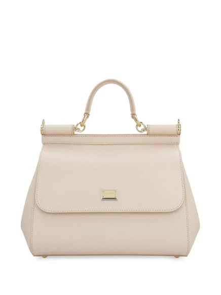 Большая сумка-тотализатор Dolce & Gabbana Sicily neutrals