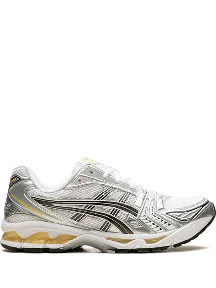 Унисекс кроссовки Asics GEL-Kayano 14, бело-желтые