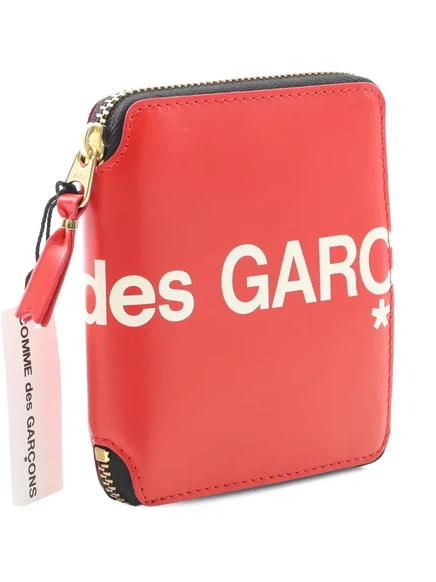Кошелек Comme des Garons с логотипом, красный