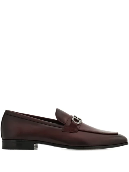 Мужские лоферы Ferragamo Gancini, красные