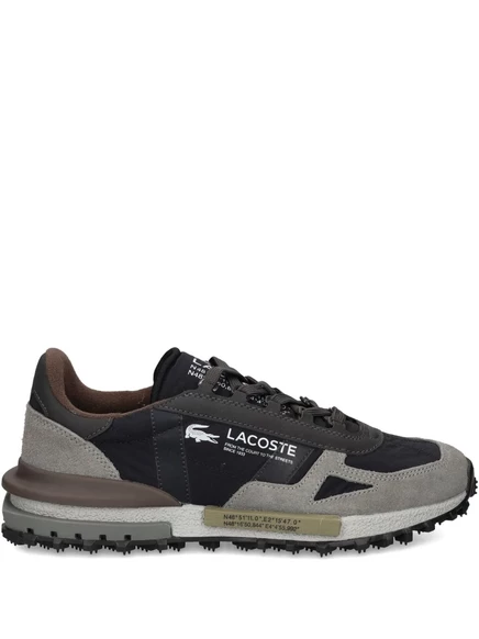 Кроссовки Lacoste Elite Active с кожаными вставками black