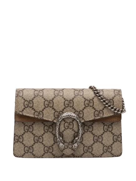 Сумка через плечо Mini GG Supreme Dionysus, бывшая в употреблении у Gucci 2016-2025 brown