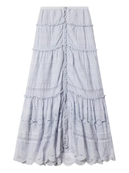 Женская макси-юбка MARANT TOILE Paoline, светло-голубая