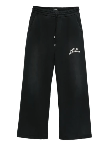 Мужские спортивные штаны Amiri Hollywood с логотипом, черные