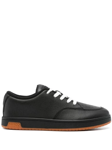 Kenzo Кензо-Кроссовки из зернистой кожи  black