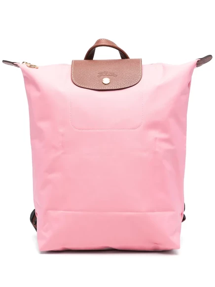 Женский рюкзак Longchamp Le Pliage средний, розовый