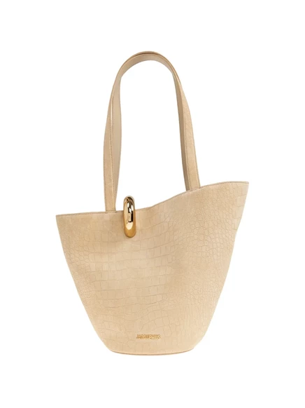 Женская сумка Jacquemus Medium Bambola, крокодиловый эффект