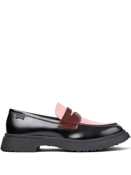 Кожаные двухцветные мокасины Camper Walden Twins из натуральной кожи black