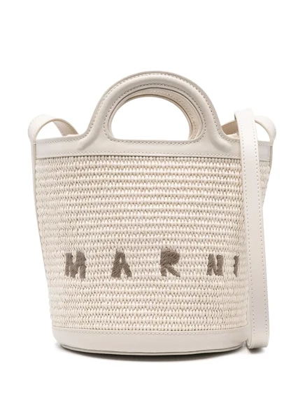 Женская сумка Marni Tropicalia, в нейтральных тонах