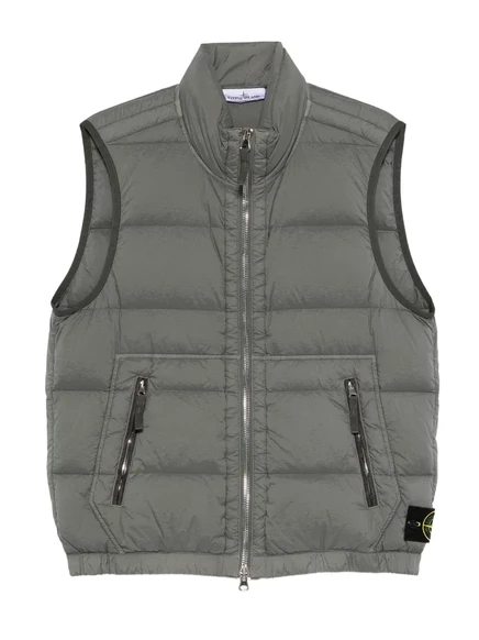 Мужской стеганый жилет Stone Island Seamless Tunnel, зеленый