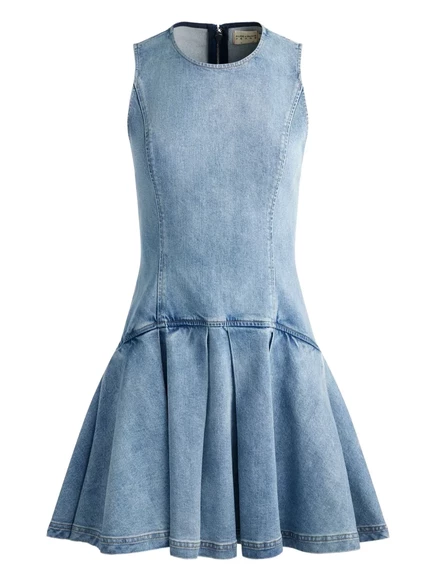 Женское джинсовое платье Alice & Olivia Adley мини, голубое