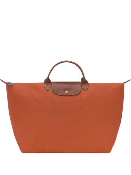 Женская сумка-тоут Longchamp Le Pliage large, оранжевая