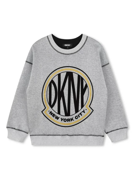 Детская двусторонняя толстовка Dkny Kids grey