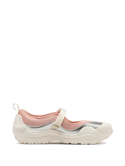 Женские слипоны Crocs Terre Ballet Core, бело-розовые