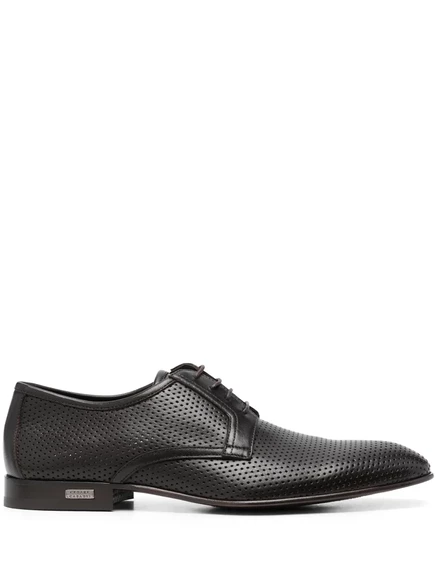 Мужские дерби Casadei из телячьей кожи, коричневые