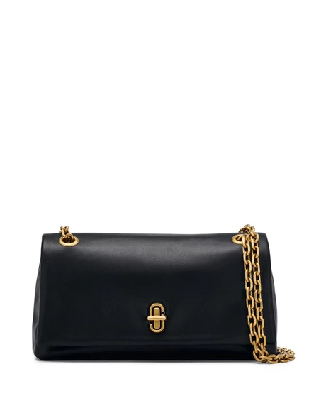 Женская сумка через плечо Marc Jacobs The Dual Chain, черная