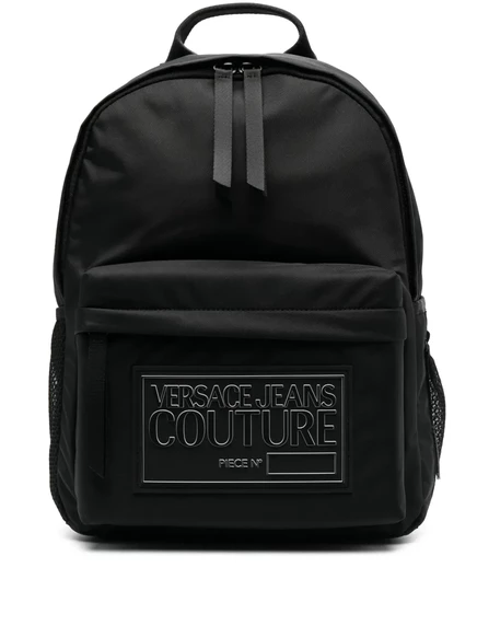 Мужской рюкзак Versace Jeans Couture с логотипом, черный