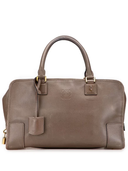 Кожаная сумка Amazona 36, бывшая в употреблении у Loewe в 2012 году brown