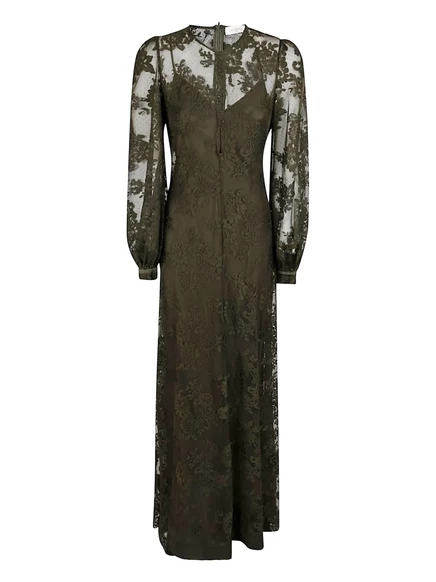 Женское платье Zimmermann Memento макси, зеленое