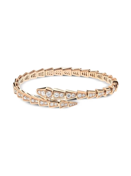 Женский браслет Bvlgari Serpenti Viper 18K с бриллиантами
