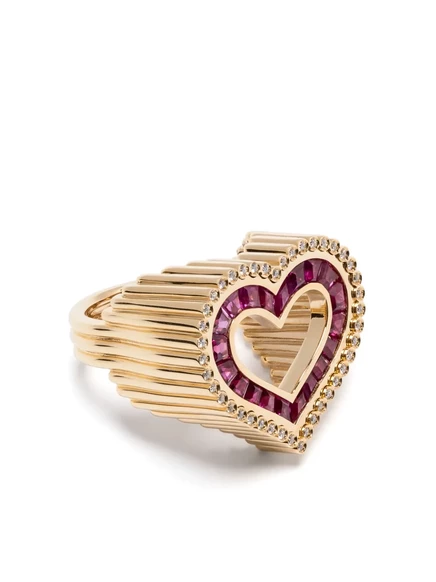 Кольцо Marie Lichtenberg 18K, рубины и бриллианты, золото