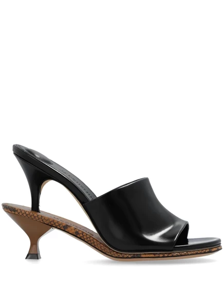 Двойные мюли Jacquemus 110mm Le black