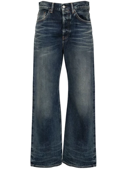 Женские джинсы Acne Studios широкие, индиго