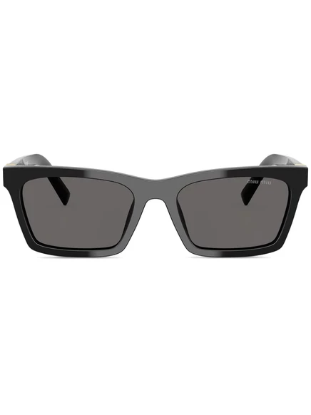 Солнцезащитные очки в квадратной оправе Miu Miu Eyewear black