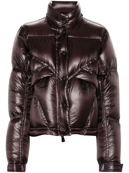 Женская пуховая куртка Moncler Grenoble Julier, коричневая