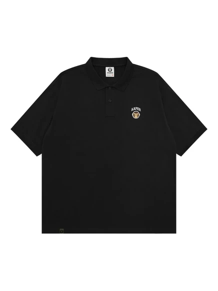 AAPE BY *Хлопковая рубашка-поло для купания APE®  black