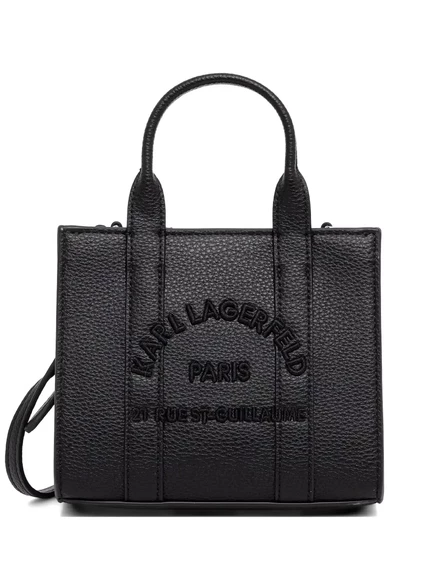 Женская сумка-тоут Karl Lagerfeld Mini Rue, черная