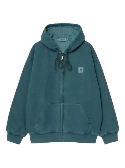 Мужская толстовка с капюшоном Carhartt WIP Vista на молнии, синяя