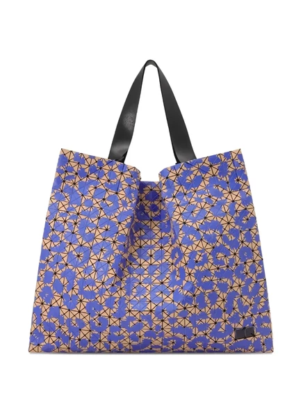 Сумка-тоут Bao Bao Issey Miyake с принтом, синяя