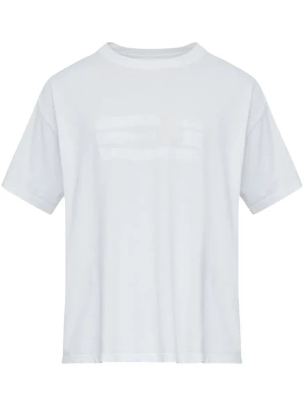 Мужская футболка MM6 Maison Margiela с принтом, белая