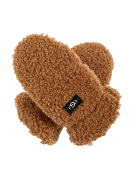 Детские варежки-угги UGGfluff brown