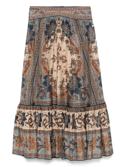 Юбка миди от ZIMMERMANN Ascension blue