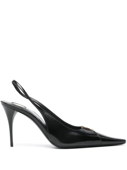 Туфли-лодочки Saint Laurent 90 мм Babylone Breteuil black